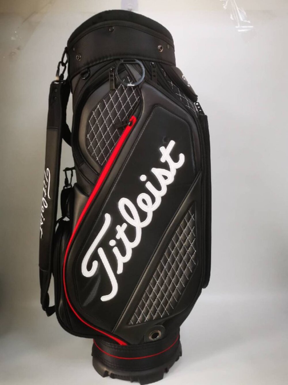 Titleist Golf Premium Stand Bag Lightweight Men Waterproof Black/Red